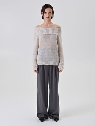 Cream-Coloured Sparkle Knit Sweater
