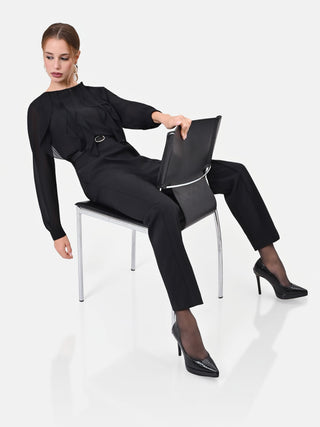 Solid Colour Jumpsuit