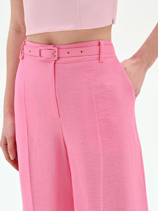Pink Bermuda shorts