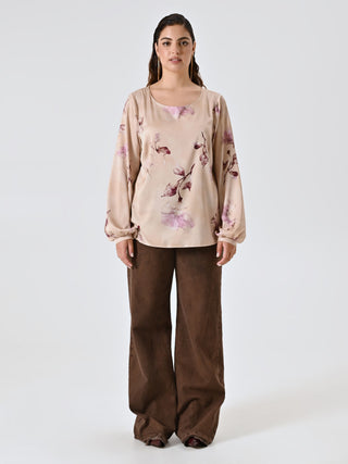 Curvy Floral Blouse