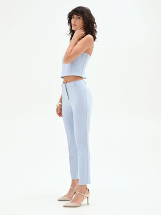 Sky Blue Slim Trousers