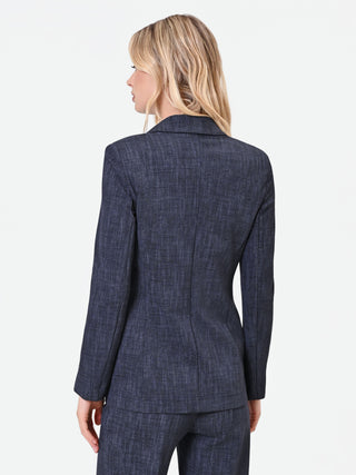 Navy Blue Milano Stitch Blazer