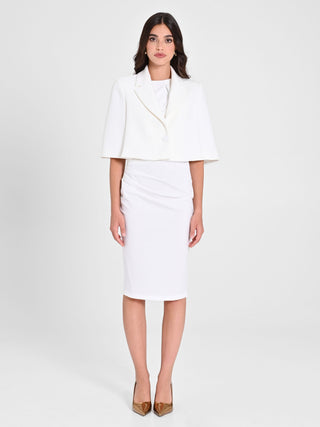 Cape with Covered Button