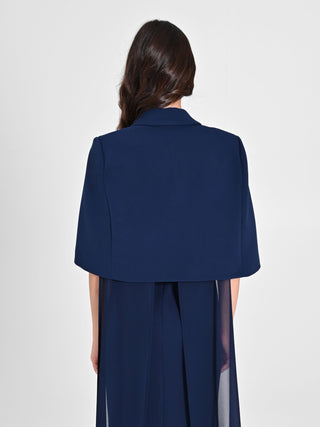 Cape with Covered Button
