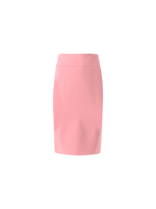 Gonna in Tessuto Tecnico Rosa Antico