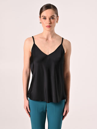 Black Thin Strap Top