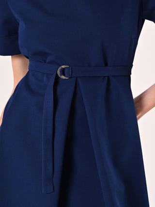 Abito Blu con Maniche