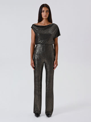 Pantaloni Lurex
