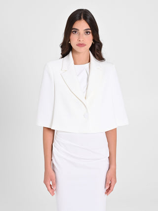 Cape with Covered Button