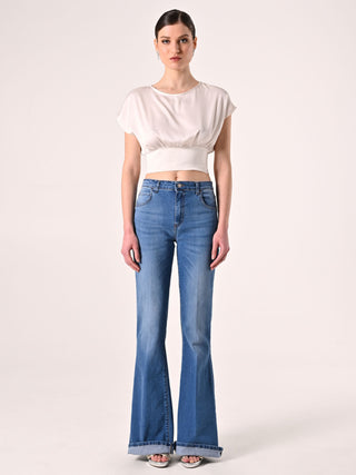 White Blouse with Bow