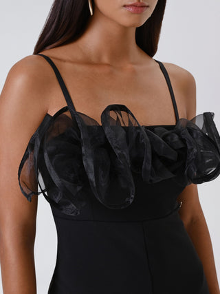 Tuta con Rouches in Organza