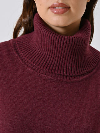 Maglione Curvy Bordeaux