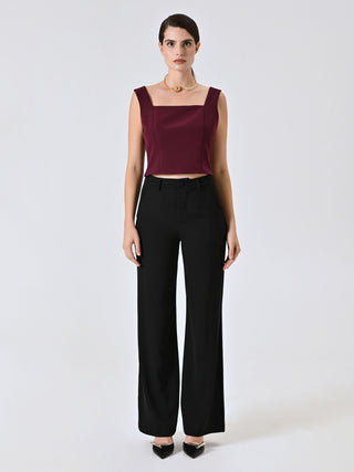 Pantaloni Neri in Cadi