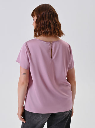 Blusa Curvy Rosa Malva