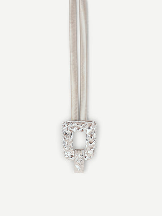 Cintura argento elastica