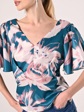 Blouse imprimé fleuri