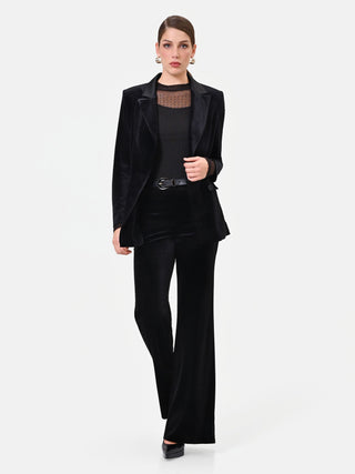 Pantalone a zampa nero