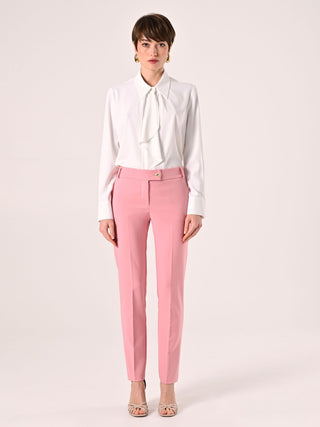 Pink Trousers in Technical Fabric