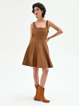 A-Linien-Kleid mit Dainetto-Effekt