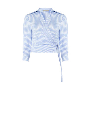 Camicia a Righe Incrociata