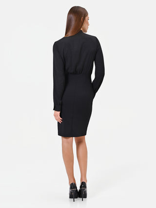 Einfarbiges Kleid