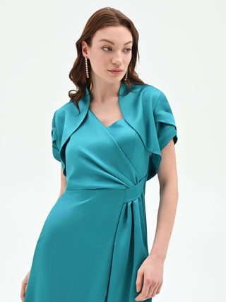 Emerald green atelier bolero
