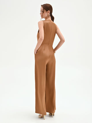 Bronze-brown jumpsuit,