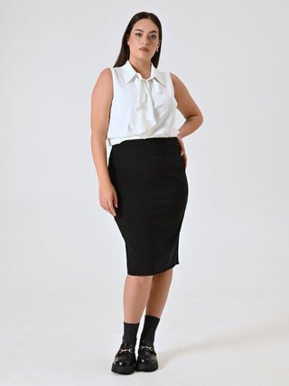 Gonna Curvy Tubino Nero
