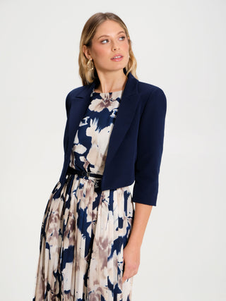 Short Jacket in Technical Fabric