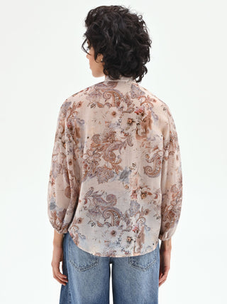 Paisley print blouse