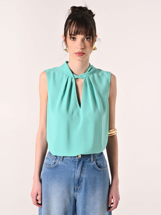 Aqua Green Top