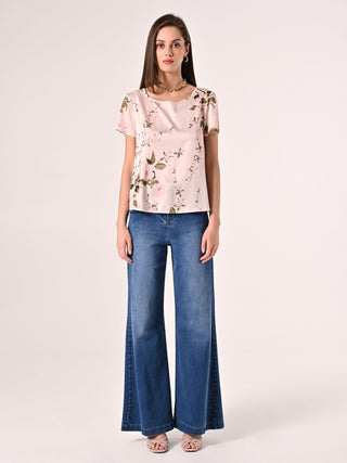 Floral-print Blouse