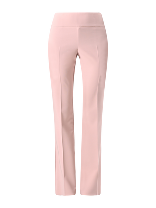 Flared Trousers in Light Pink Technical Fabric