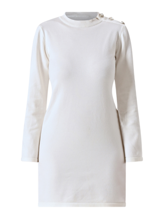 Robe en maille blanche