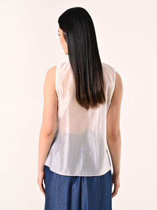 White Ruffled Blouse