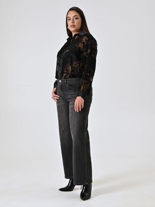 Black Curvy Jeans