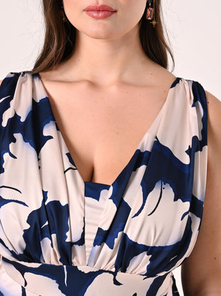 Abito Curvy Lungo Floreale