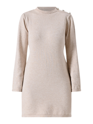 Abito in Maglia Beige
