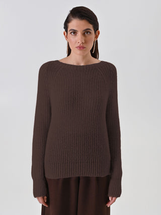 Chocolate Crewneck Jumper