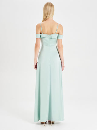 Sage Green Rinascimento atelier off-the-shoulder dress