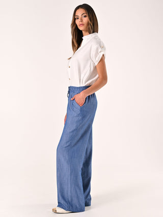 Pantaloni in Chambray