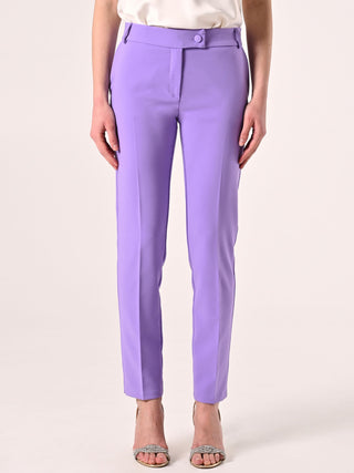 Pantalon lilas en tissu technique