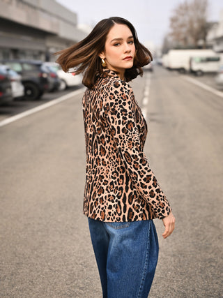 Animal-print Jacket