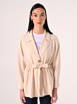 Textured Beige Jacket