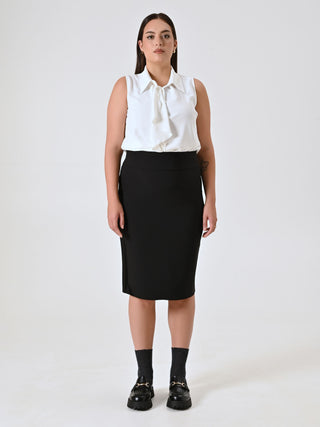 Gonna Curvy Tubino Nero