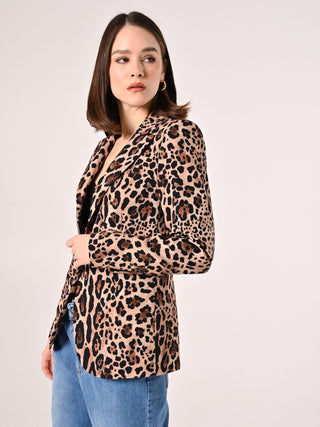 Animal-print Jacket