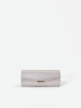 Pochette gioiello oro con micro strass