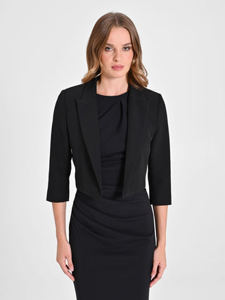 Kurze Jacke aus technischen Gewebe
