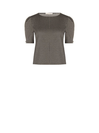 Houndstooth Blouse