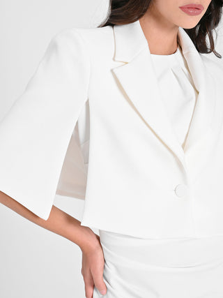 Cape with Covered Button